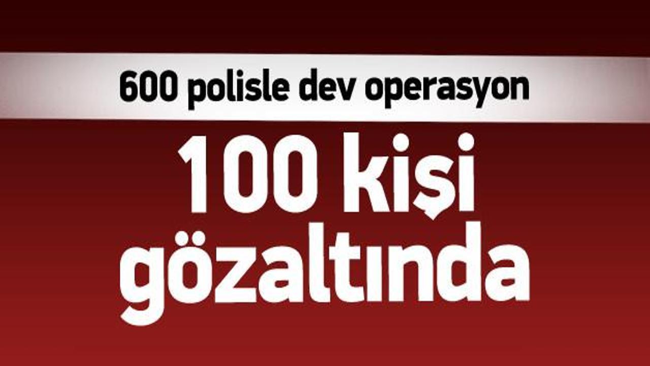 Edirne'de büyük çaplı operasyon: 100 gözaltı