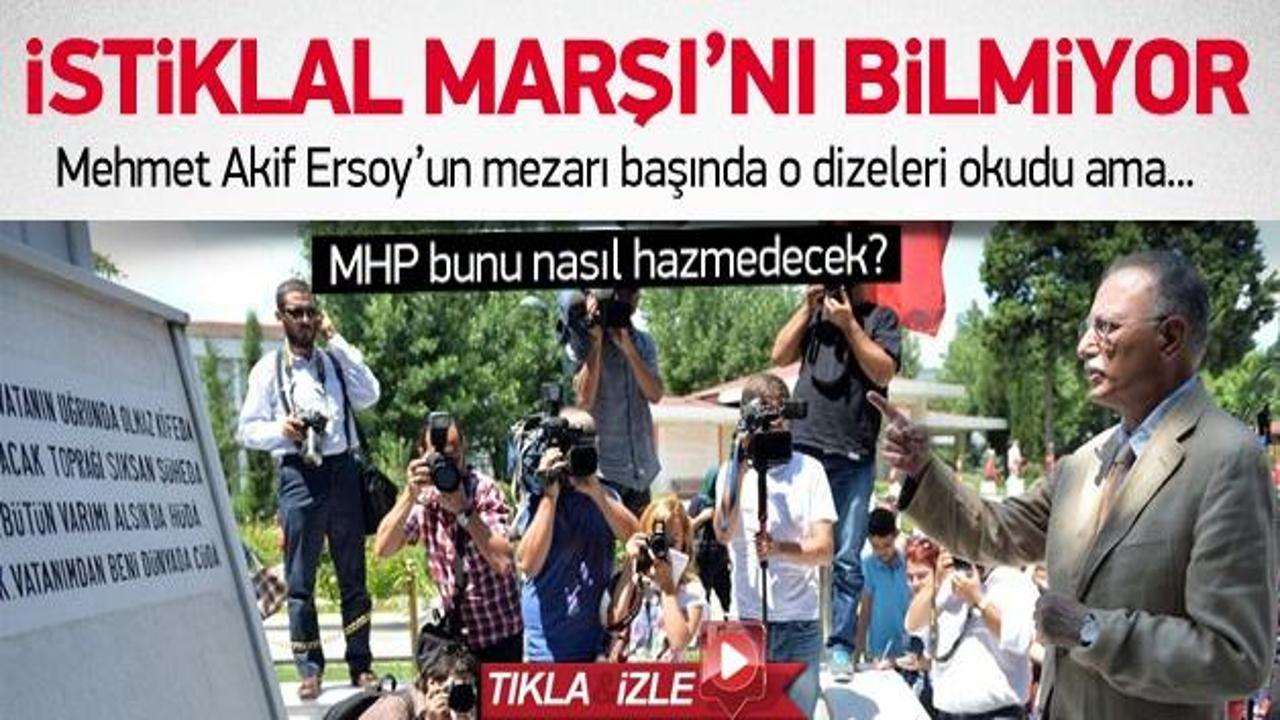 Ekmeleddin İhsanoğlu İstiklal Marşı'nı bilmiyor