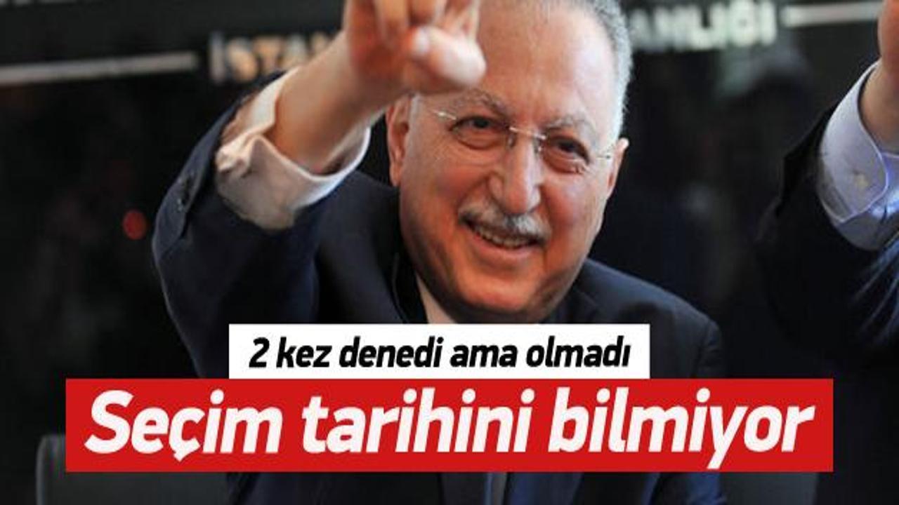 Ekmeleddin İhsanoğlu seçim tarihini yanlış söyledi