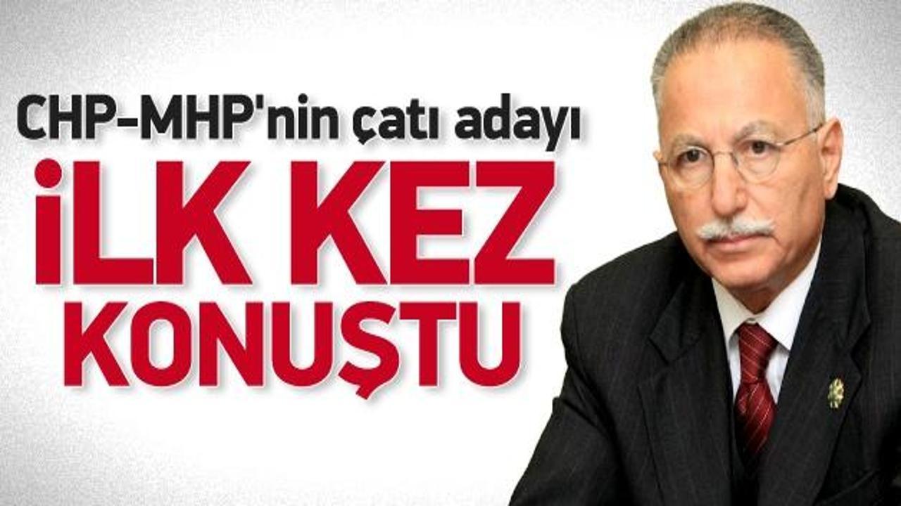 Ekmeleddin İhsanoğlu'ndan ilk açıklama