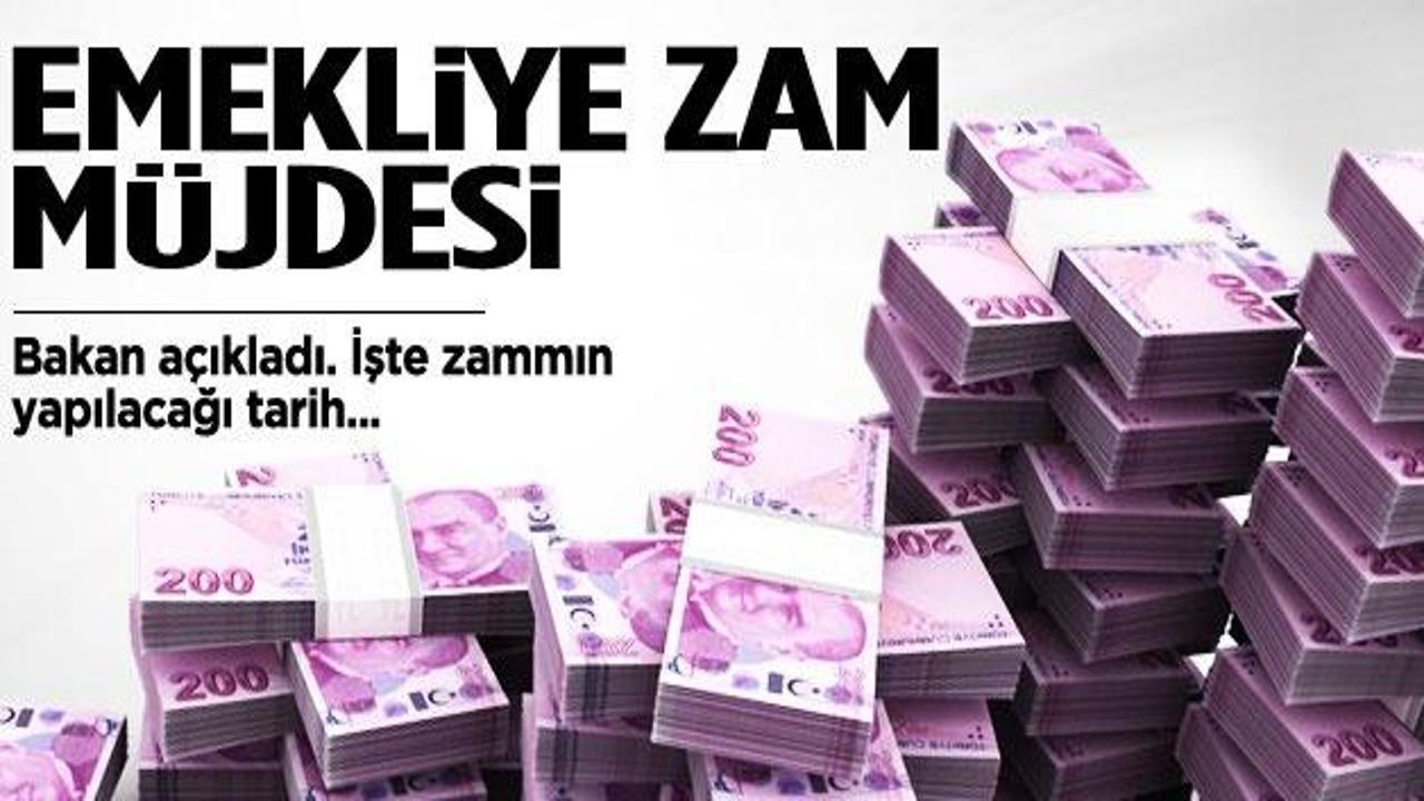 Emekliye zam müjdesi geldi!