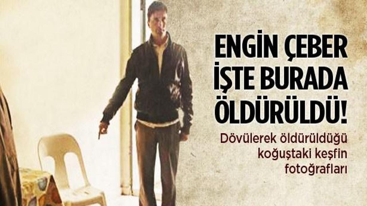 Engin Çeber'in öldüğü yeri gösterdi