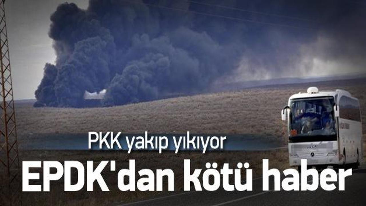 EPDK'dan kötü haber: Terör enerjiyi de vurdu