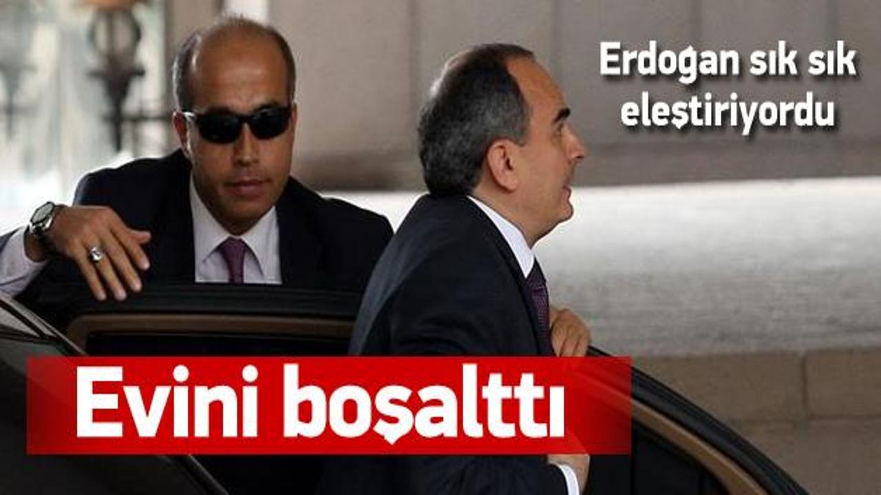 Erdem Baş&ccedil;ı 4 yıldır oturduğu evi boşalttı