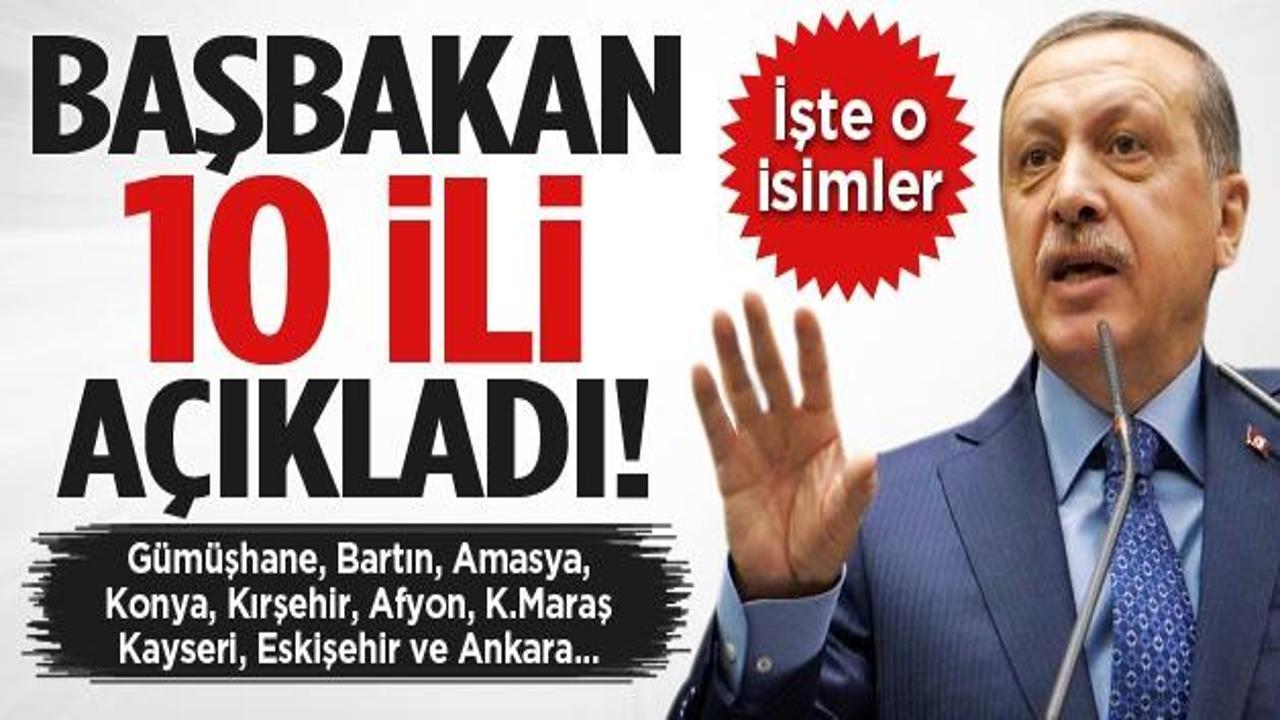 Erdoğan, 10 ilin belediye başkan adayını açıkladı