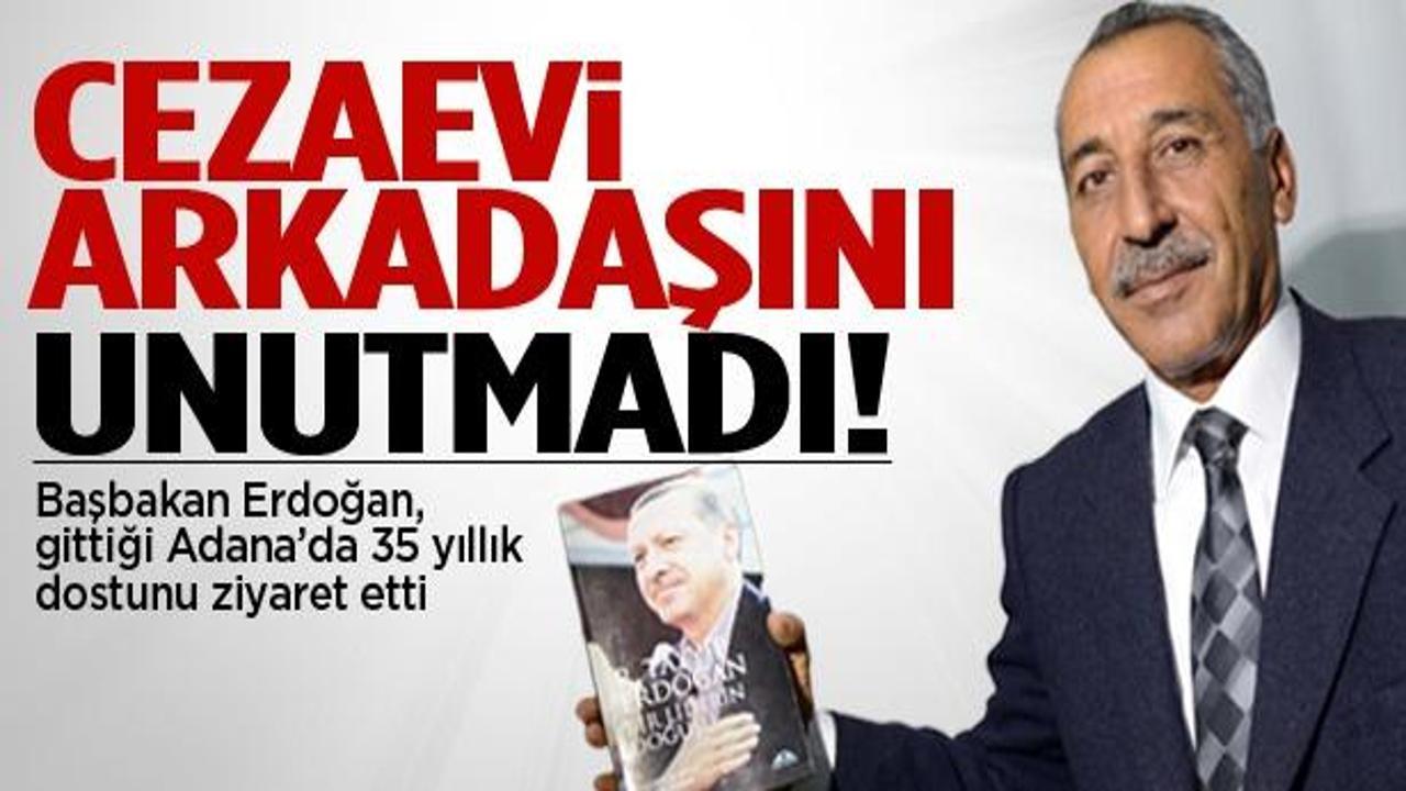 Erdoğan Adana'da arkadaşını ziyaret etti