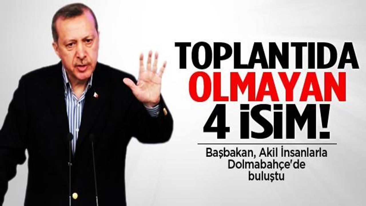 Erdoğan, Akil İnsanlarla Dolmabahçe'de buluştu