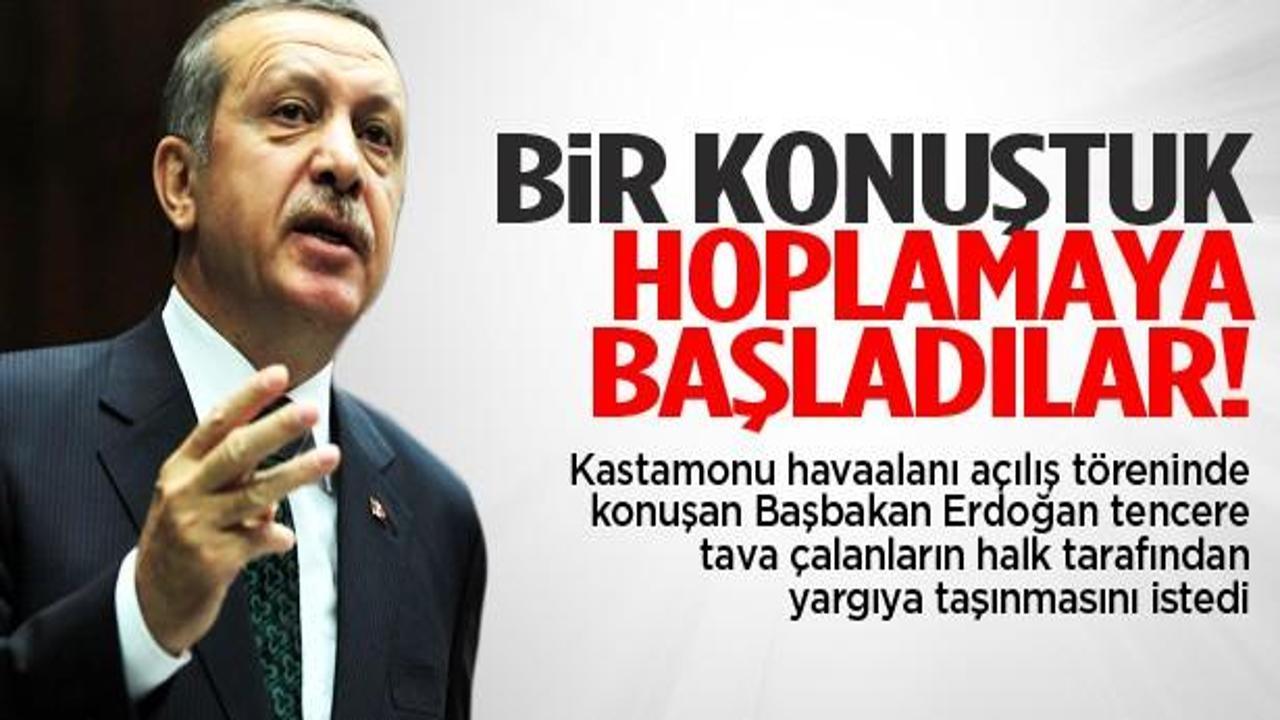 Erdoğan: Bir konuştuk hoplamaya başladılar