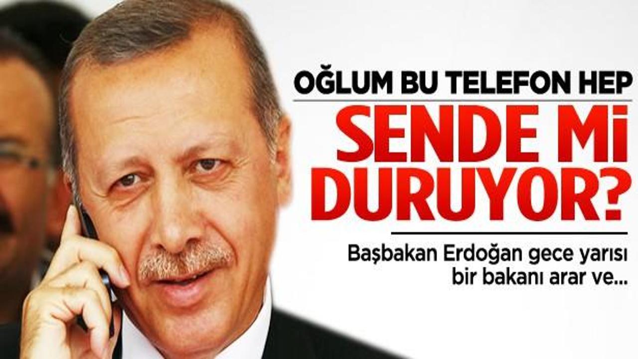 Erdoğan: Bu telefon hep sende mi duruyor?