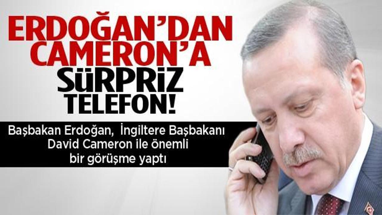 Erdoğan, Cameron ile telefonla görüştü