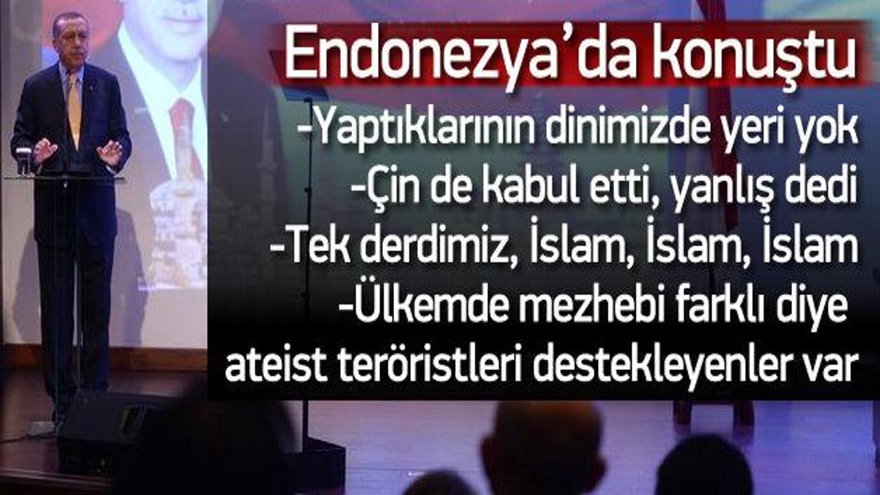 Erdoğan: Çin de sistemin yanlış olduğunu söyledi