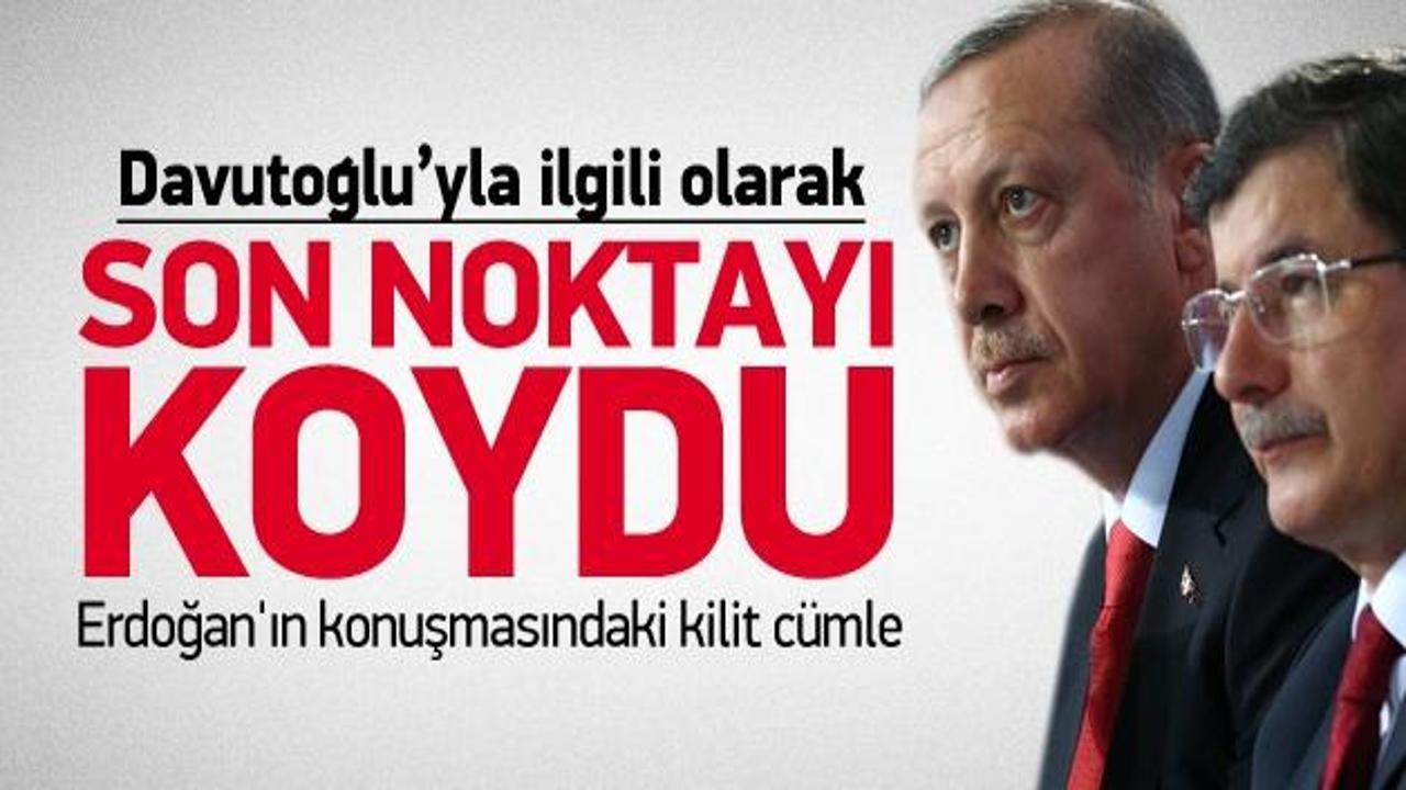 Erdoğan: Davutoğlu emanetçi değildir