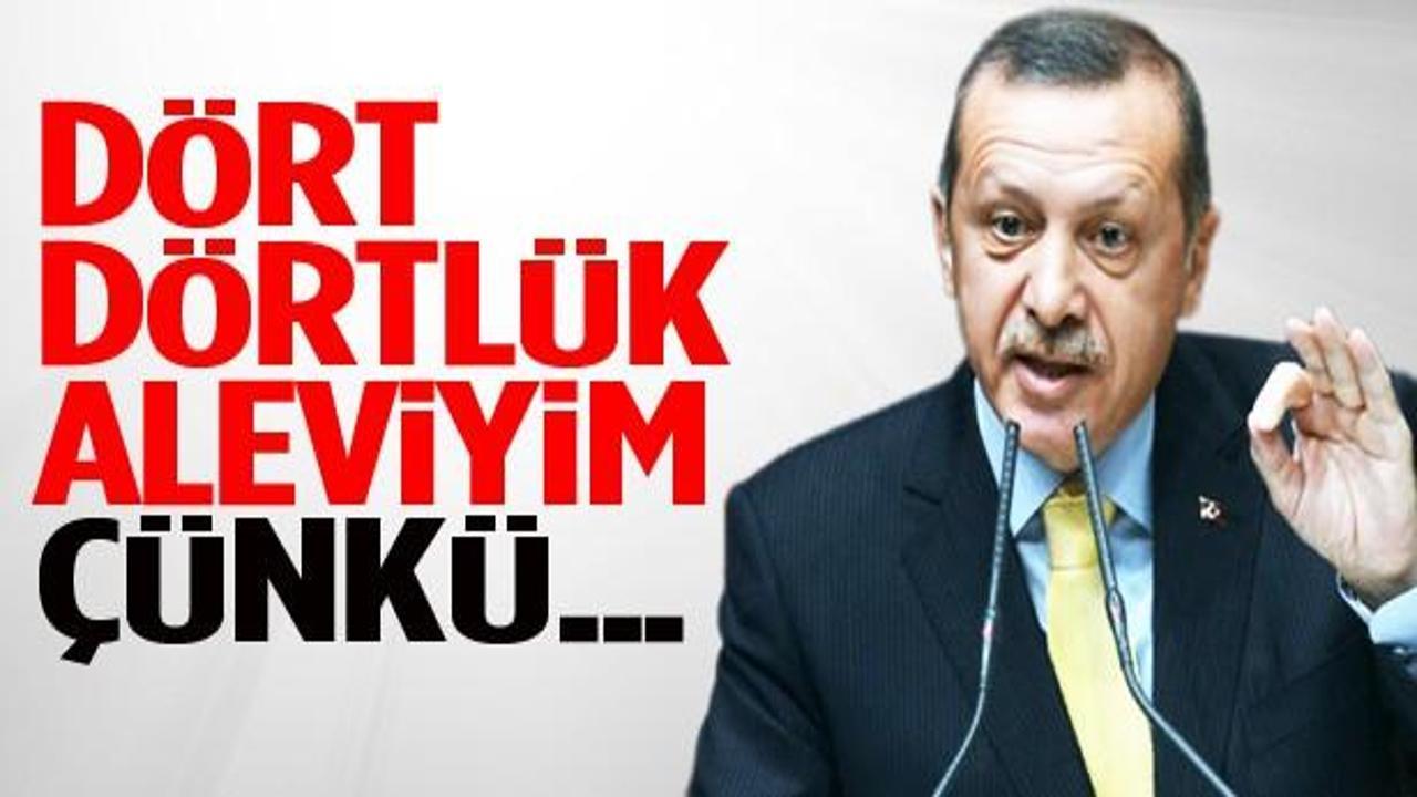 Erdoğan: Dört dörtlük bir Aleviyim, çünkü...