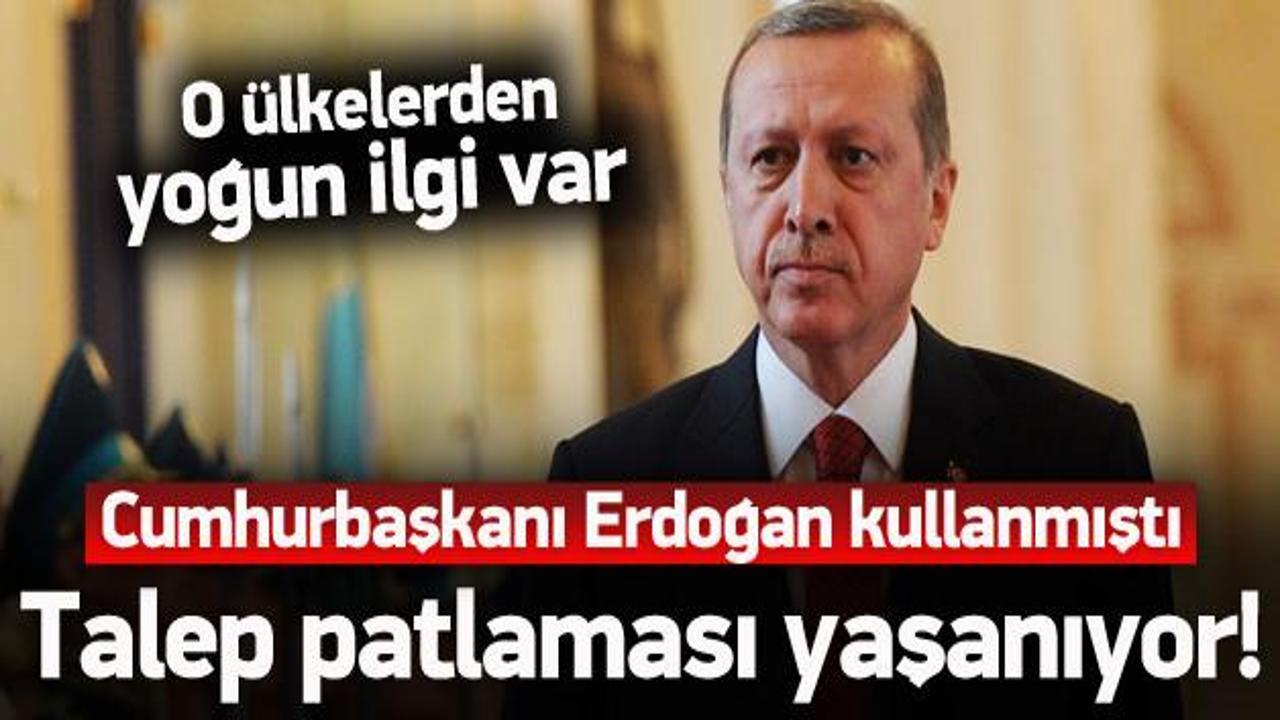 Erdoğan giymişti, şimdi yok satıyor