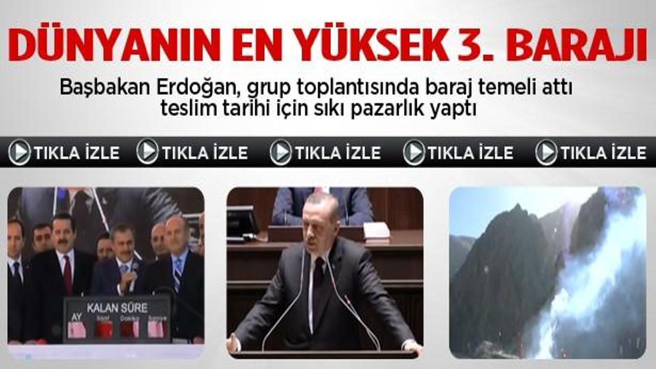 Erdoğan grupta temel attı bitiş pazarlığı yaptı