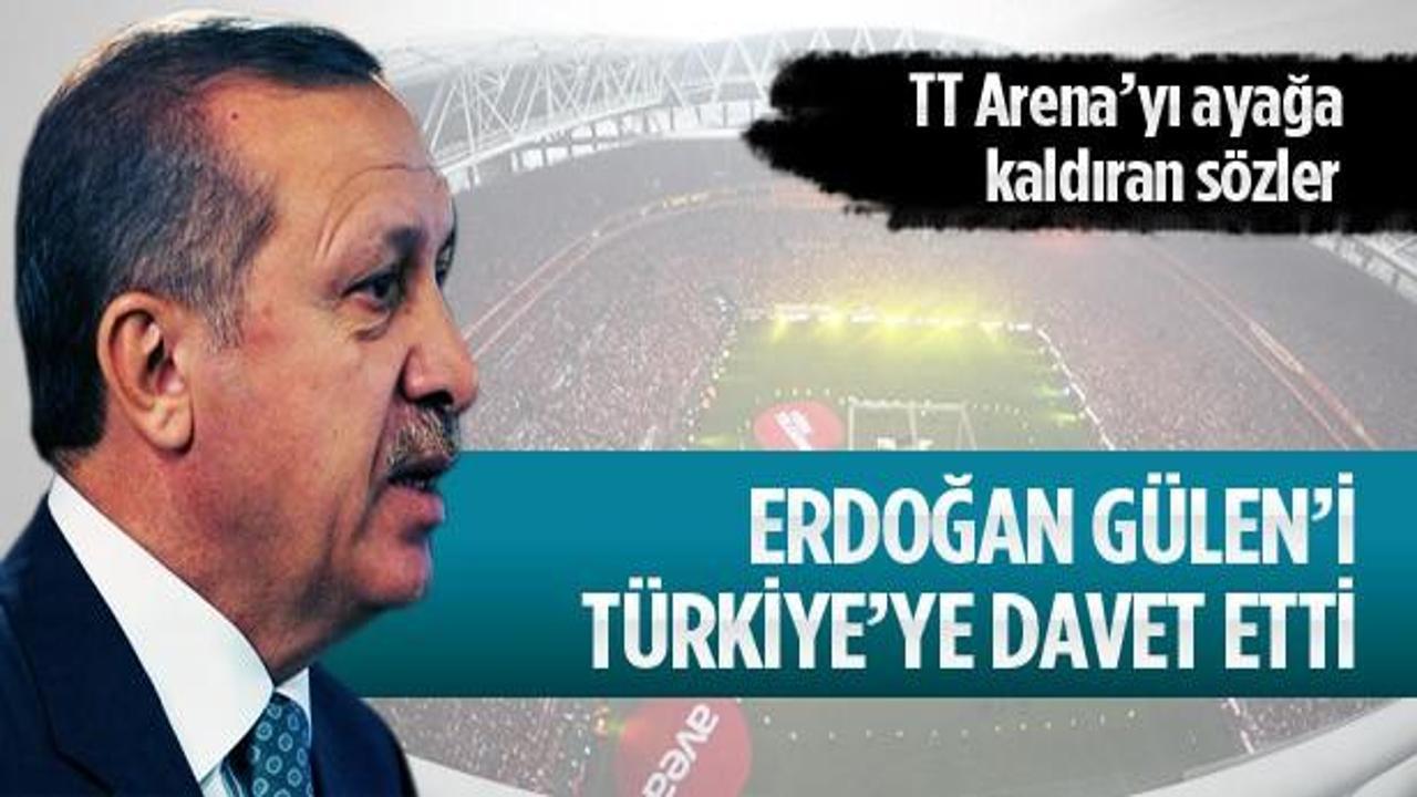 Erdoğan, Gülen'e 'artık dön' çağrısı