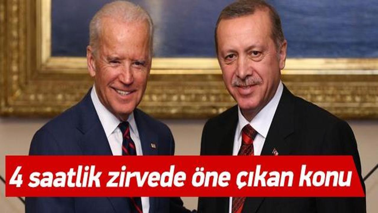 Erdoğan ile Biden'den ortak açıklama