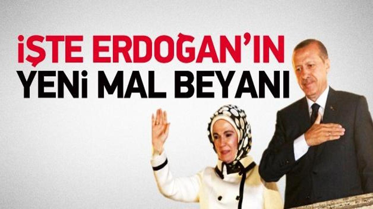 Erdoğan ile eşinin mal beyanı Resmi Gazete’de
