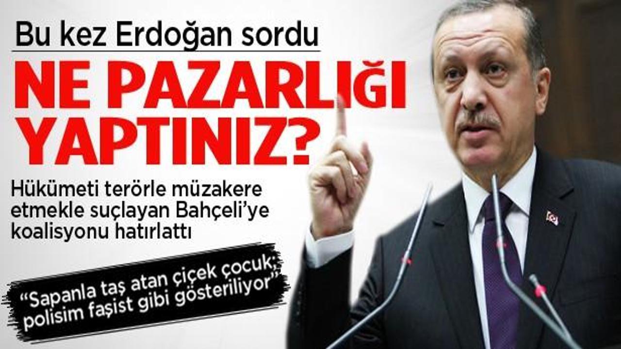 Erdoğan: Kan kustuk kızılcık şerbeti içtik dedik