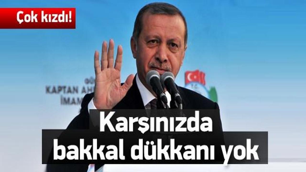 Erdoğan: Karşınızda bakkal dükkanı yok!