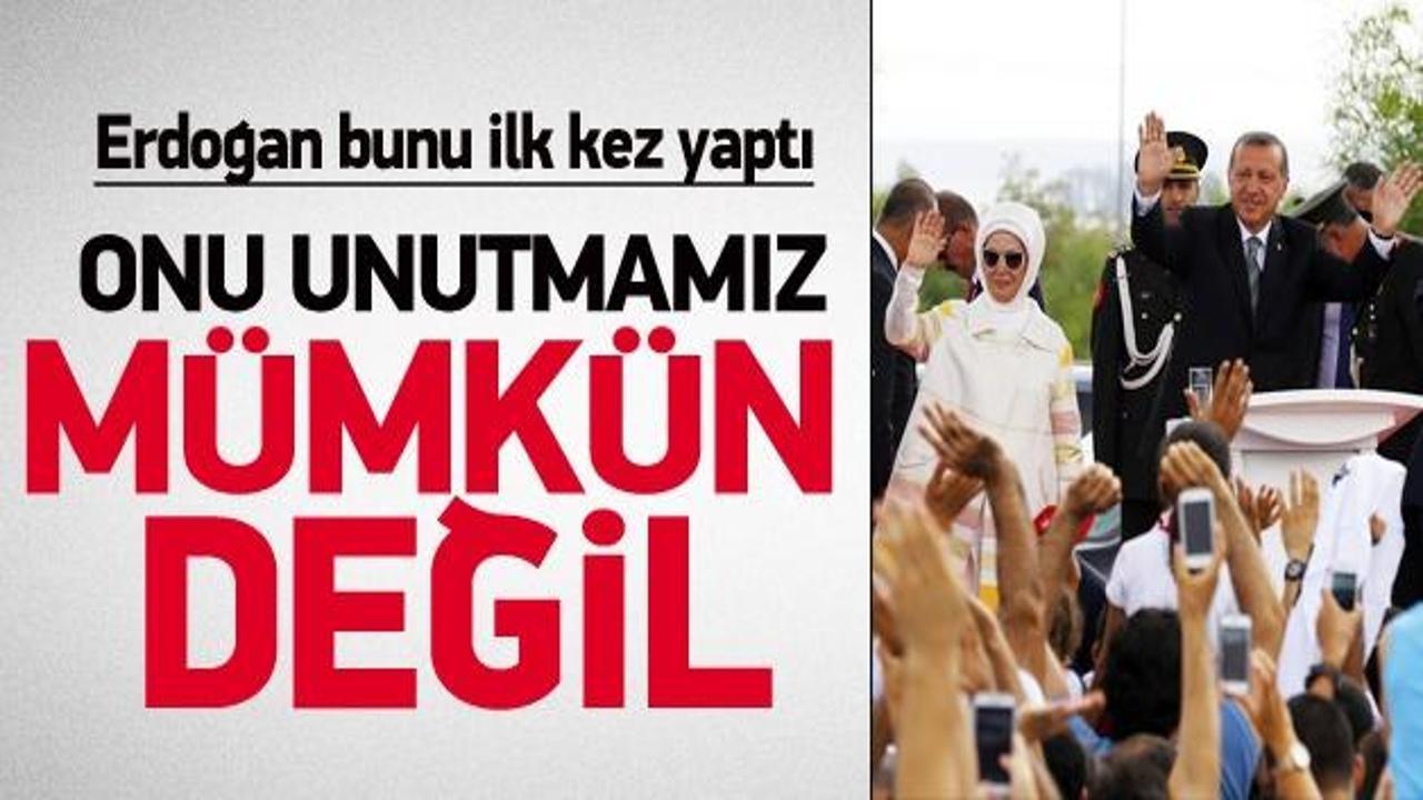 Erdoğan: Kıbrıs'ı unutmamız mümkün değil