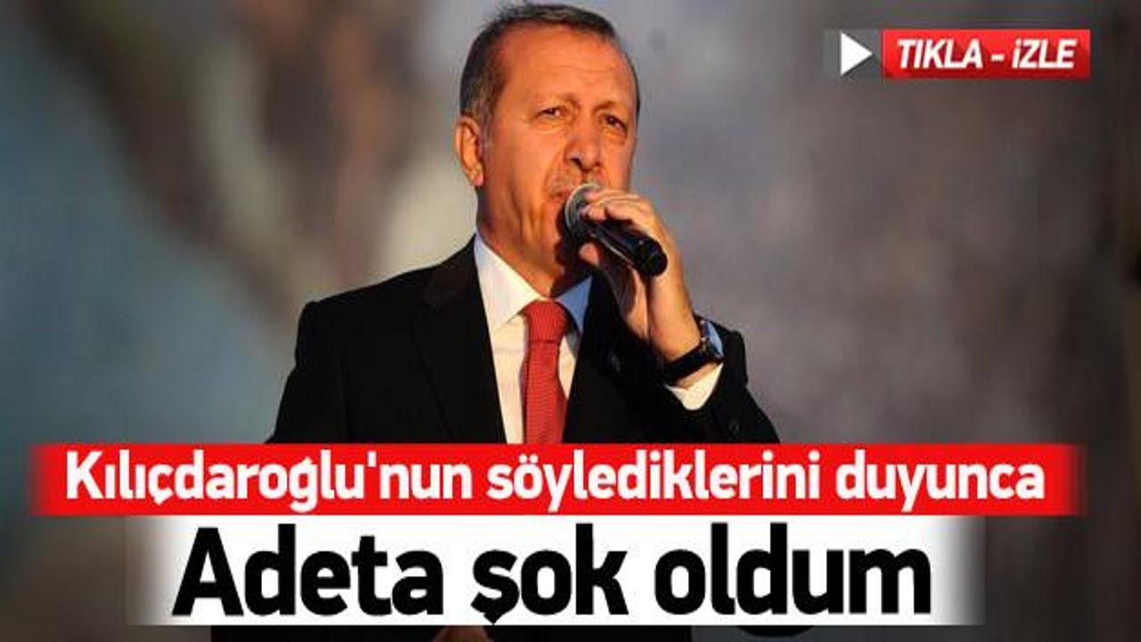 Erdoğan: Kılıçdaroğlu'nu dinleyince şok oldum
