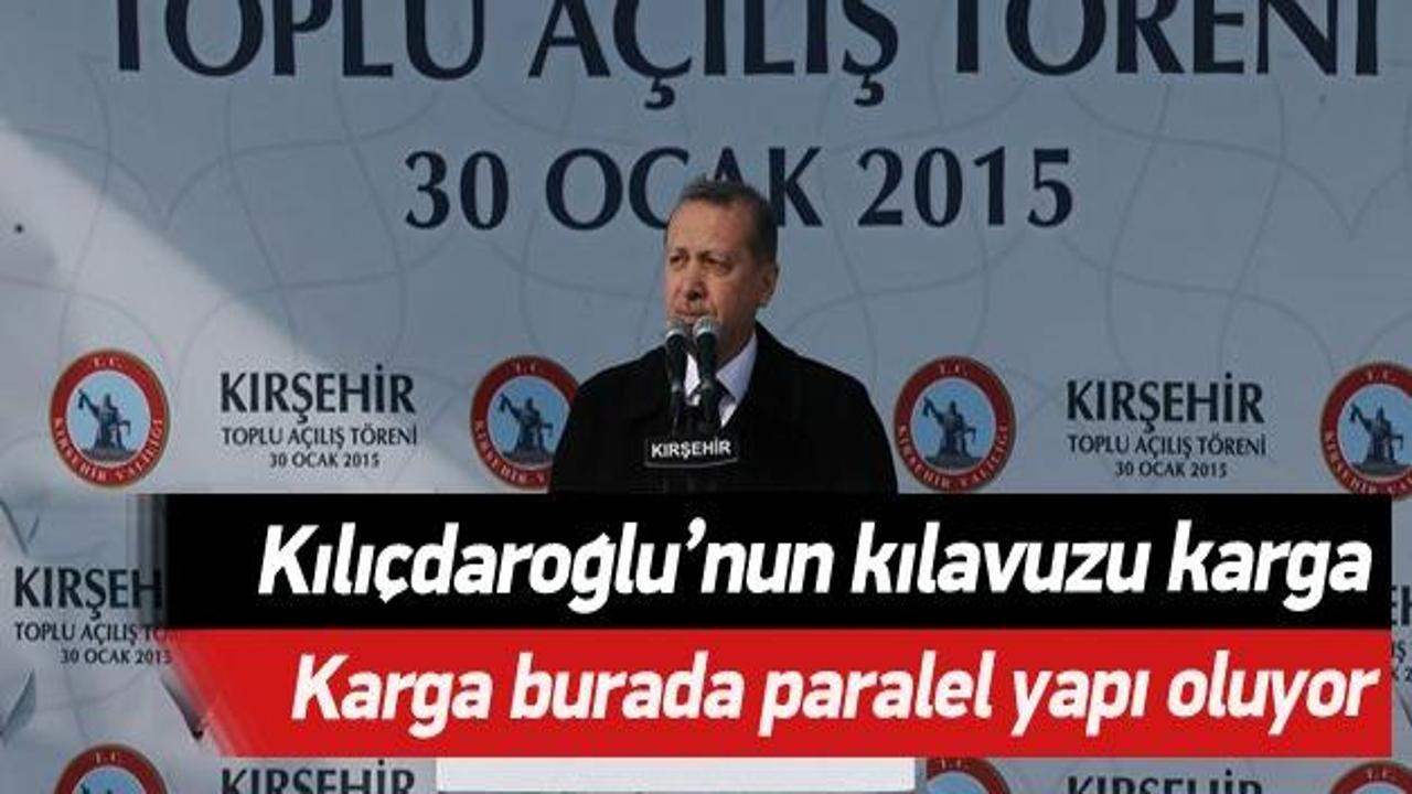 Erdoğan: Kılıçdaroğlu'nun kılavuzu karga
