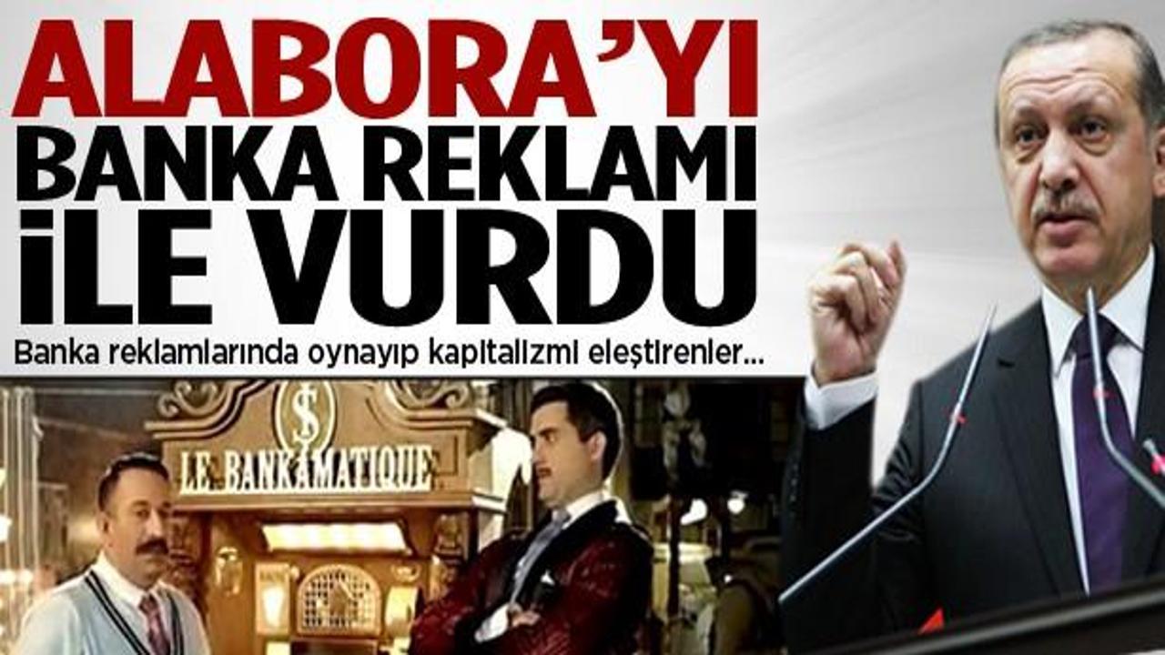 Erdoğan, M. Ali Alabora'yı 'banka' ile vurdu