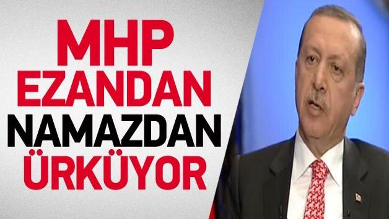 Erdoğan: MHP ezandan ürküyor