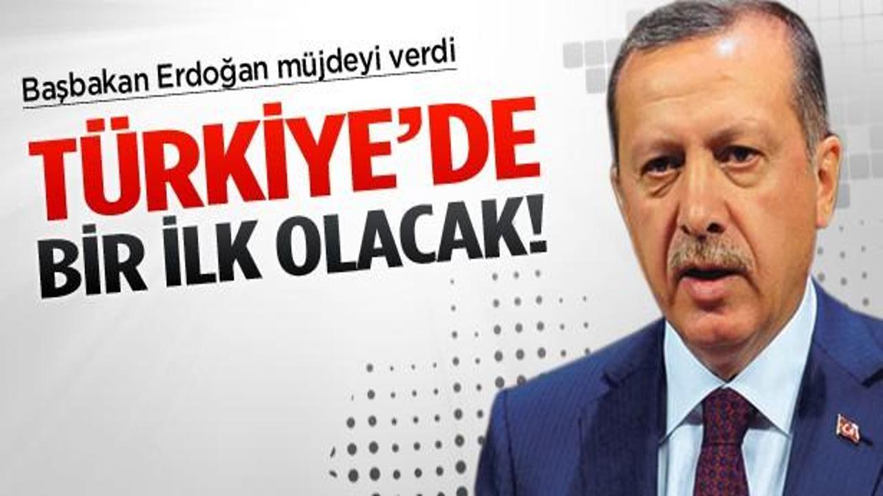 Erdoğan müjdeyi verdi: Türkiye'de bir ilk olacak