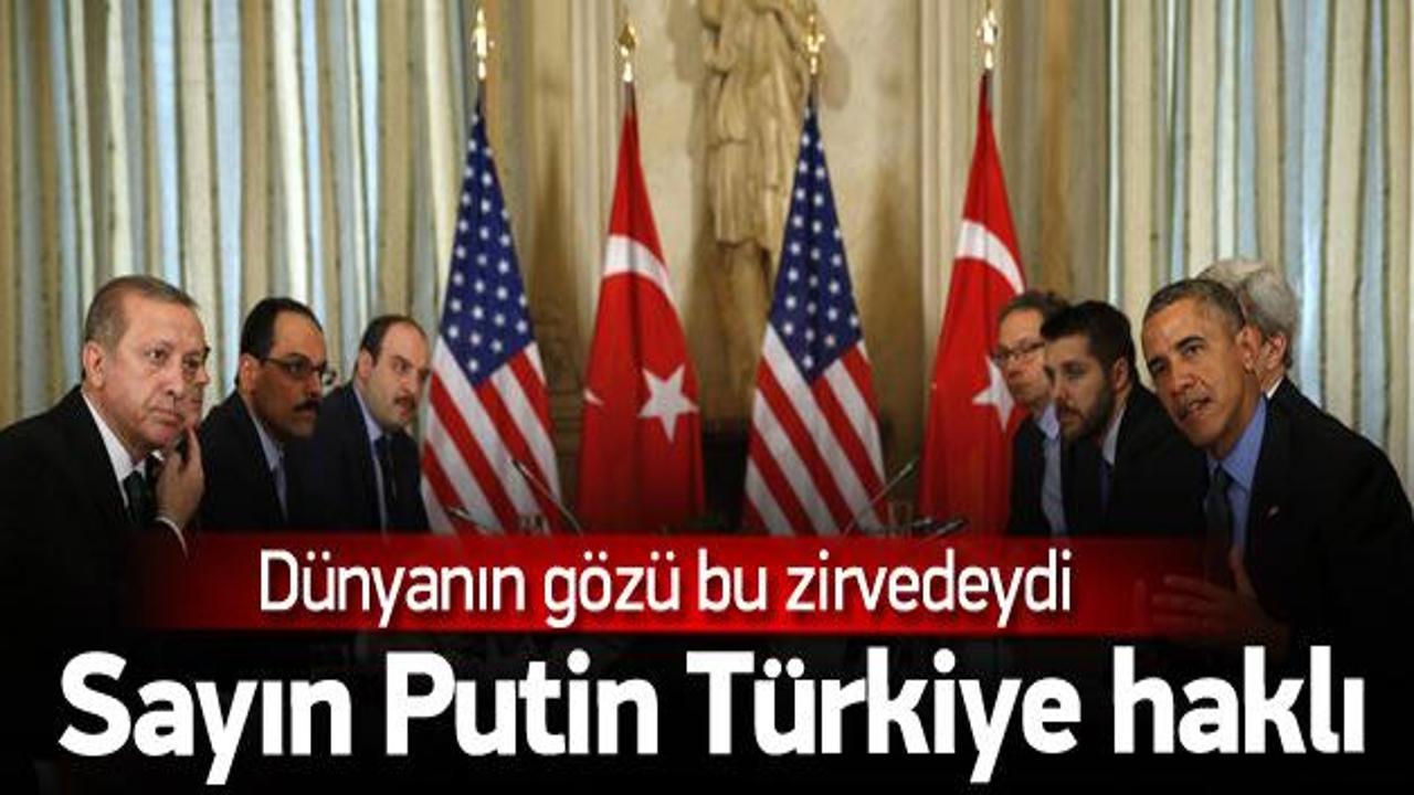 Erdoğan - Obama görüşmesi sona erdi