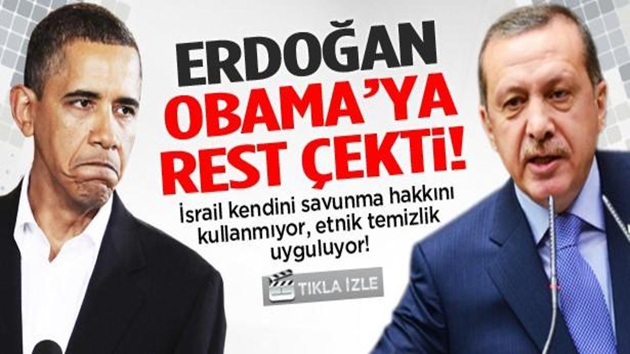 Erdoğan, Obama'ya İsrail resti çekti!