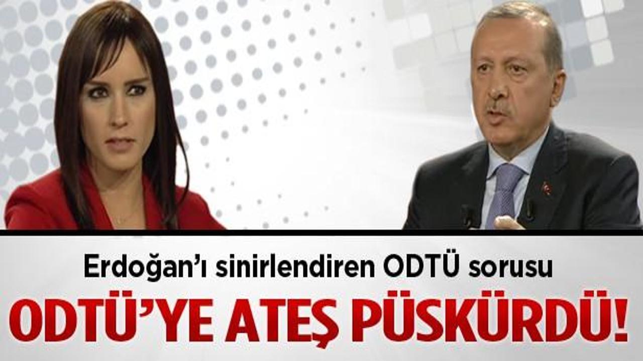 Erdoğan ODTÜ'ye ateş püskürdü