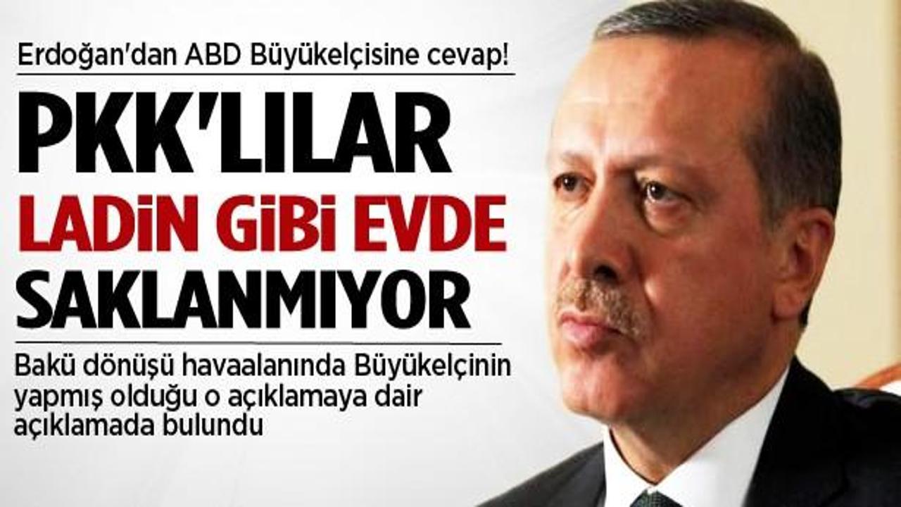 Erdoğan: PKK'lılar Ladin gibi evde saklanmıyor
