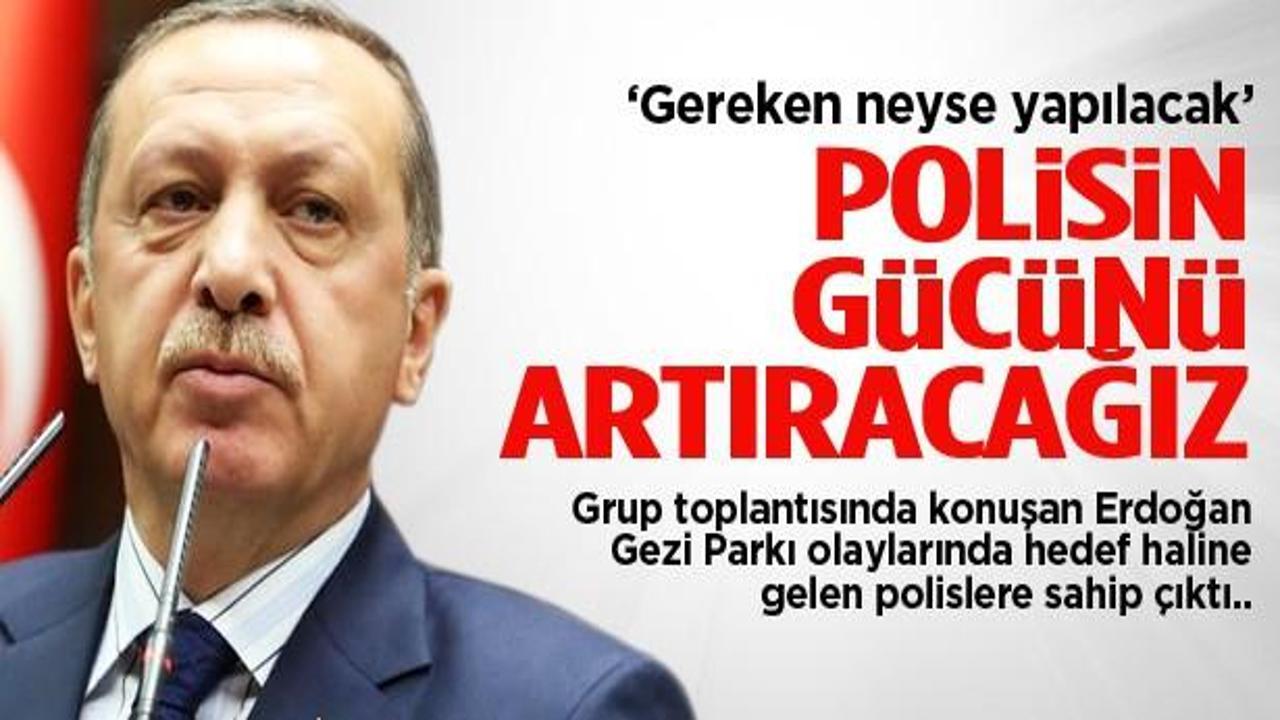 Erdoğan: Polisin müdahale hakkını genişleteceğiz