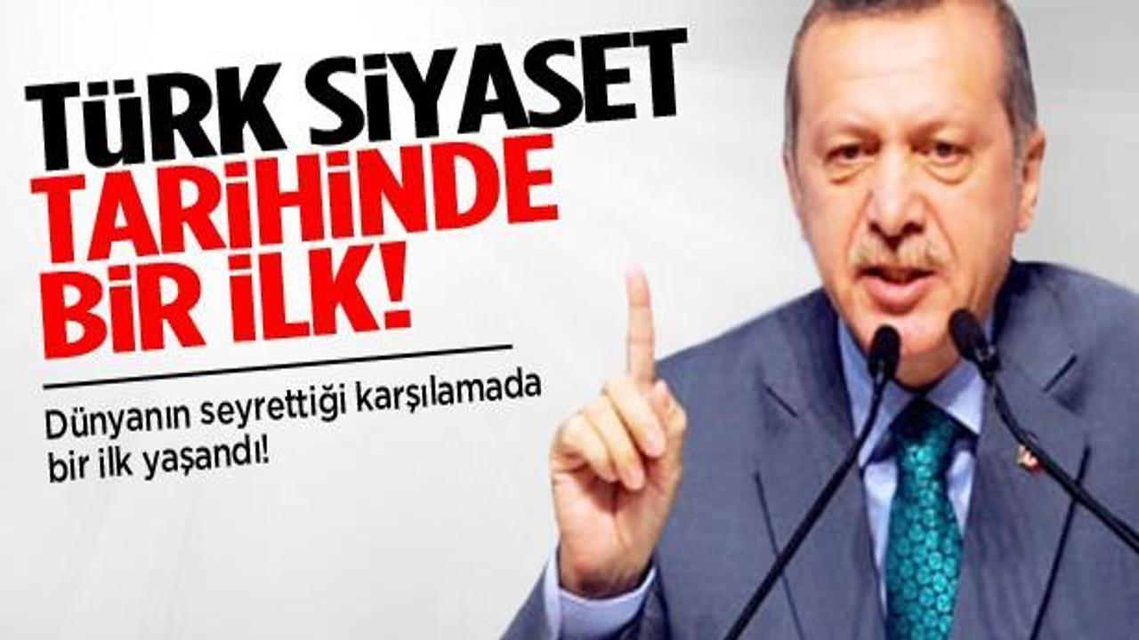 Erdoğan siyaset tarihinde bir ilke imza attı!