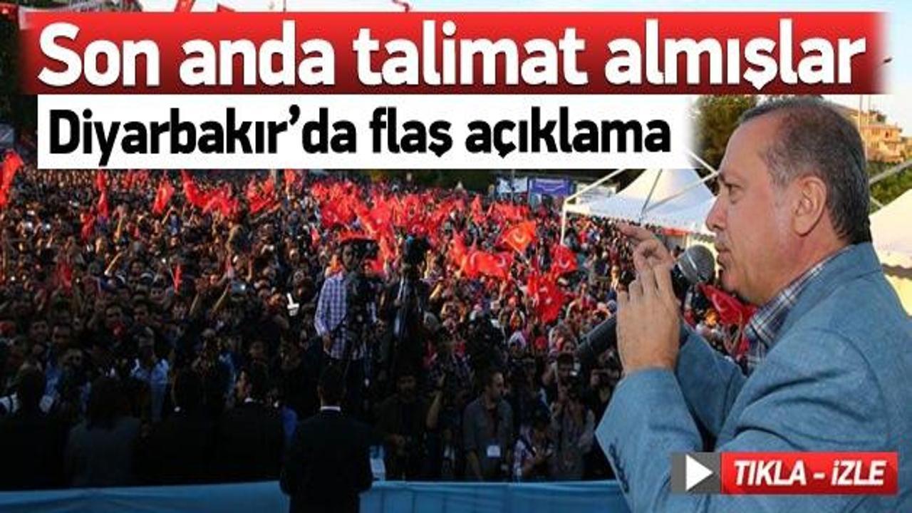 Erdoğan: Son anda Kandil'den talimat almışlar
