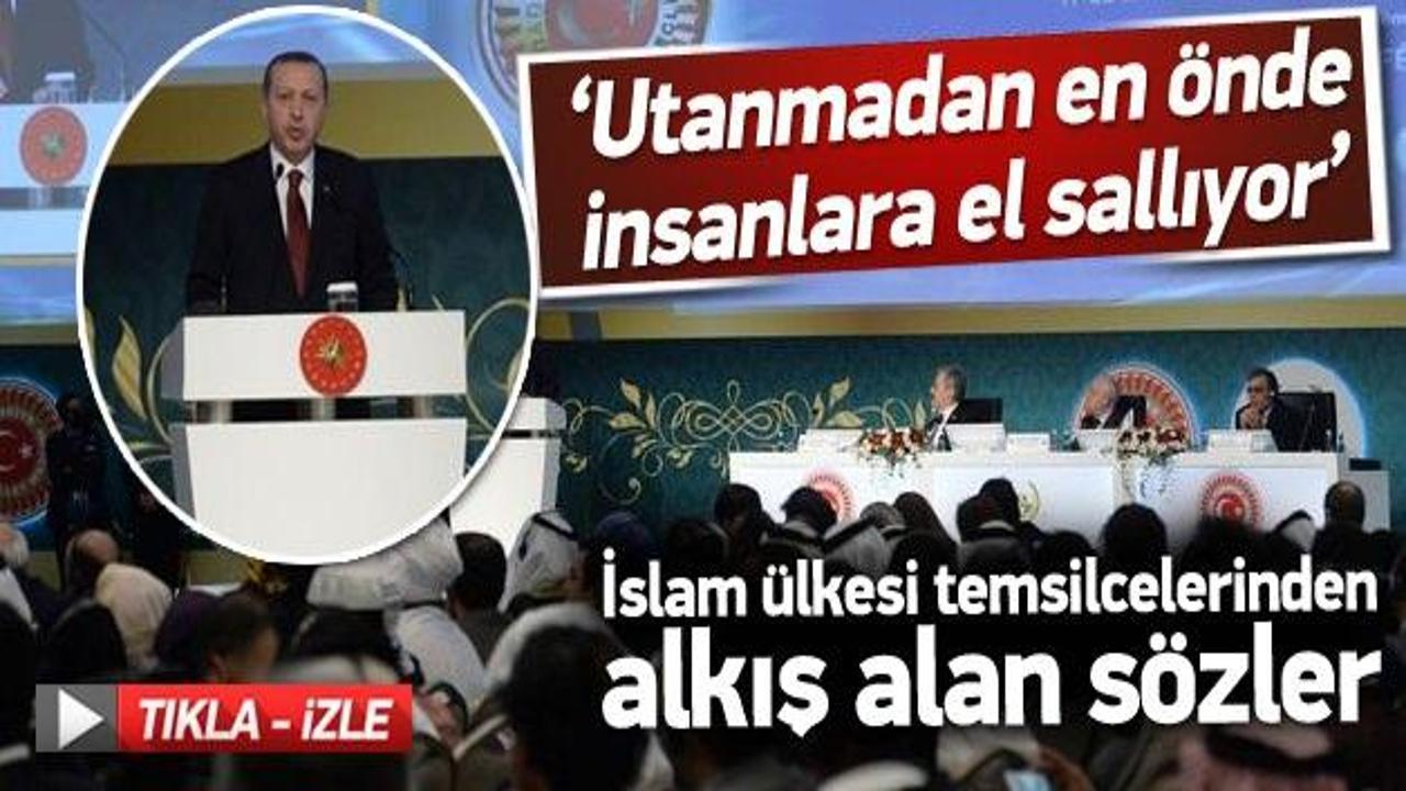 Erdoğan: Utanmadan en önde el sallıyor!