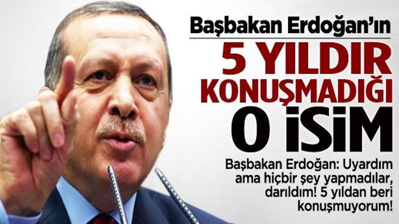 Erdoğan: Uyardım ama dinlemedi, darıldım