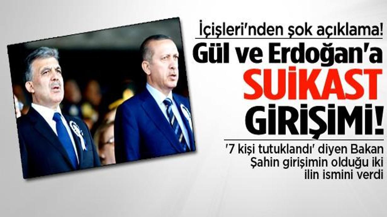Erdoğan ve Gül'e suikast girişimi: 7 gözaltı
