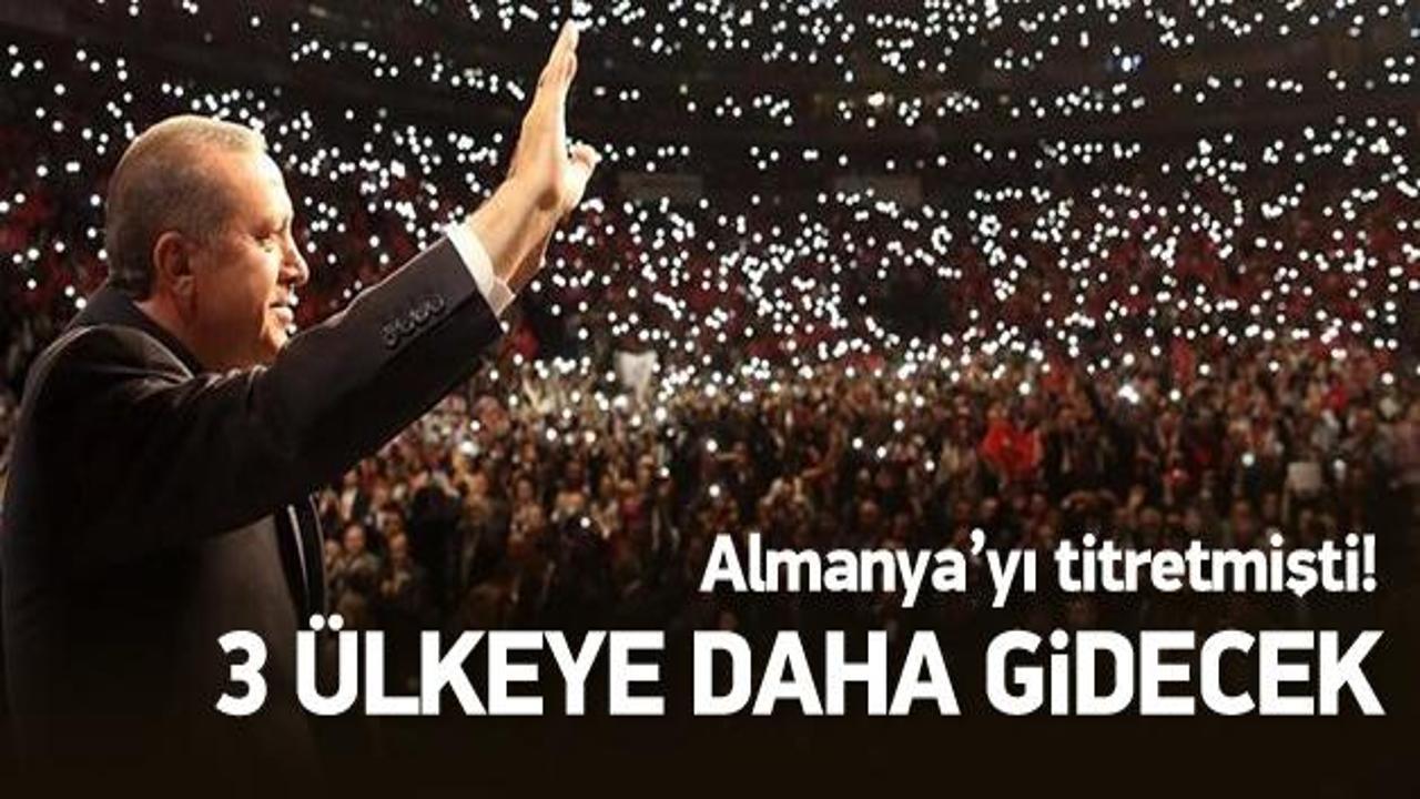 Erdoğan'dan 3 ülkeye Köşk turu