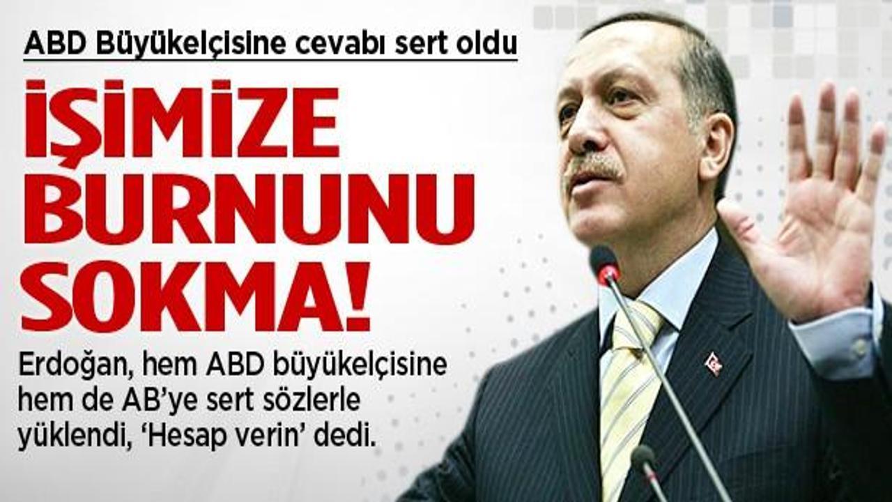 Erdoğan'dan ABD büyükelçisine sert cevap