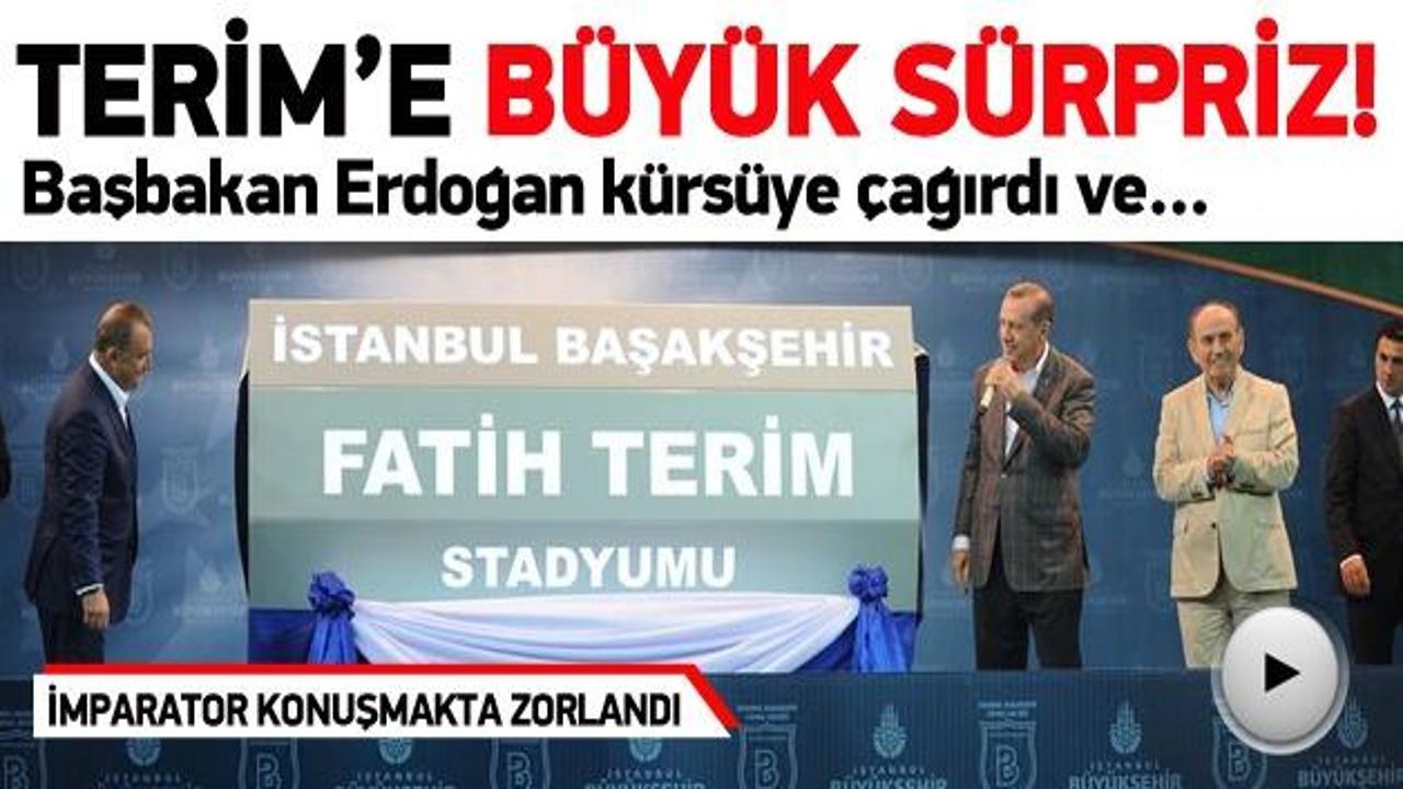 Erdoğan'dan Fatih Terim'e büyük sürpriz