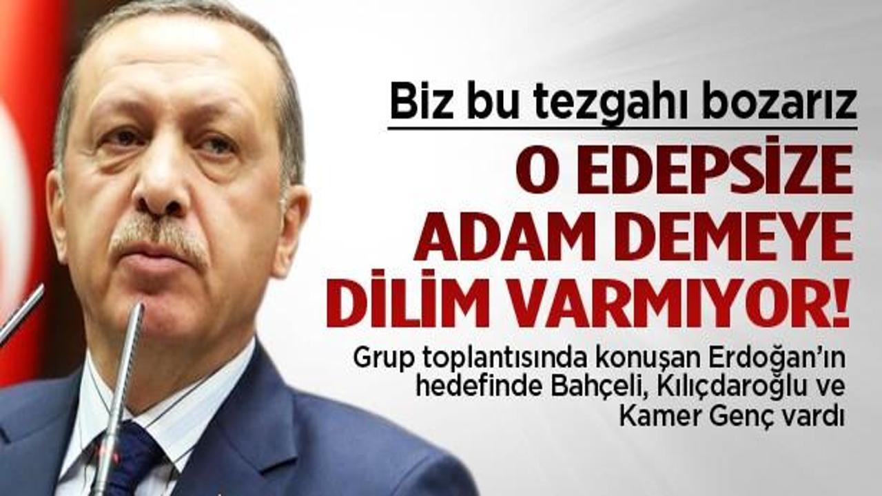 Erdoğan'dan Genç'e: Adam demeye dilim varmıyor