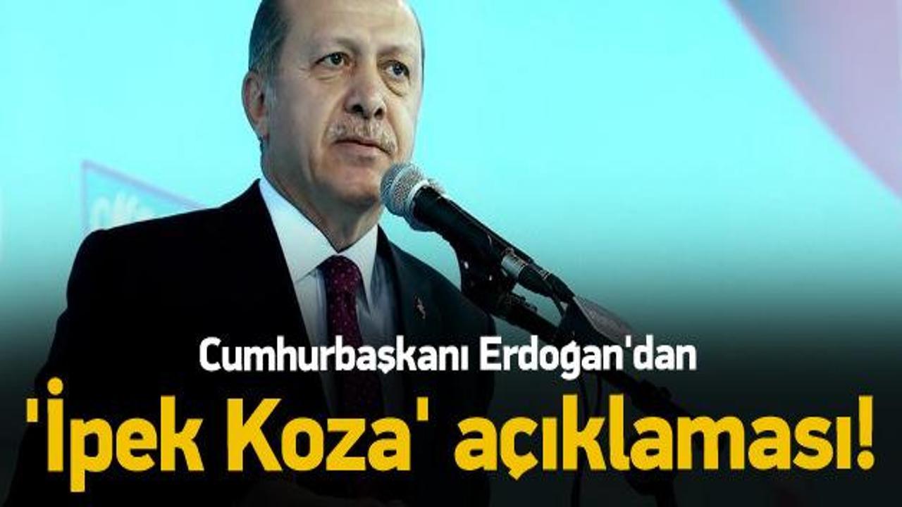 Erdoğan'dan 'İpek Koza' yorumu
