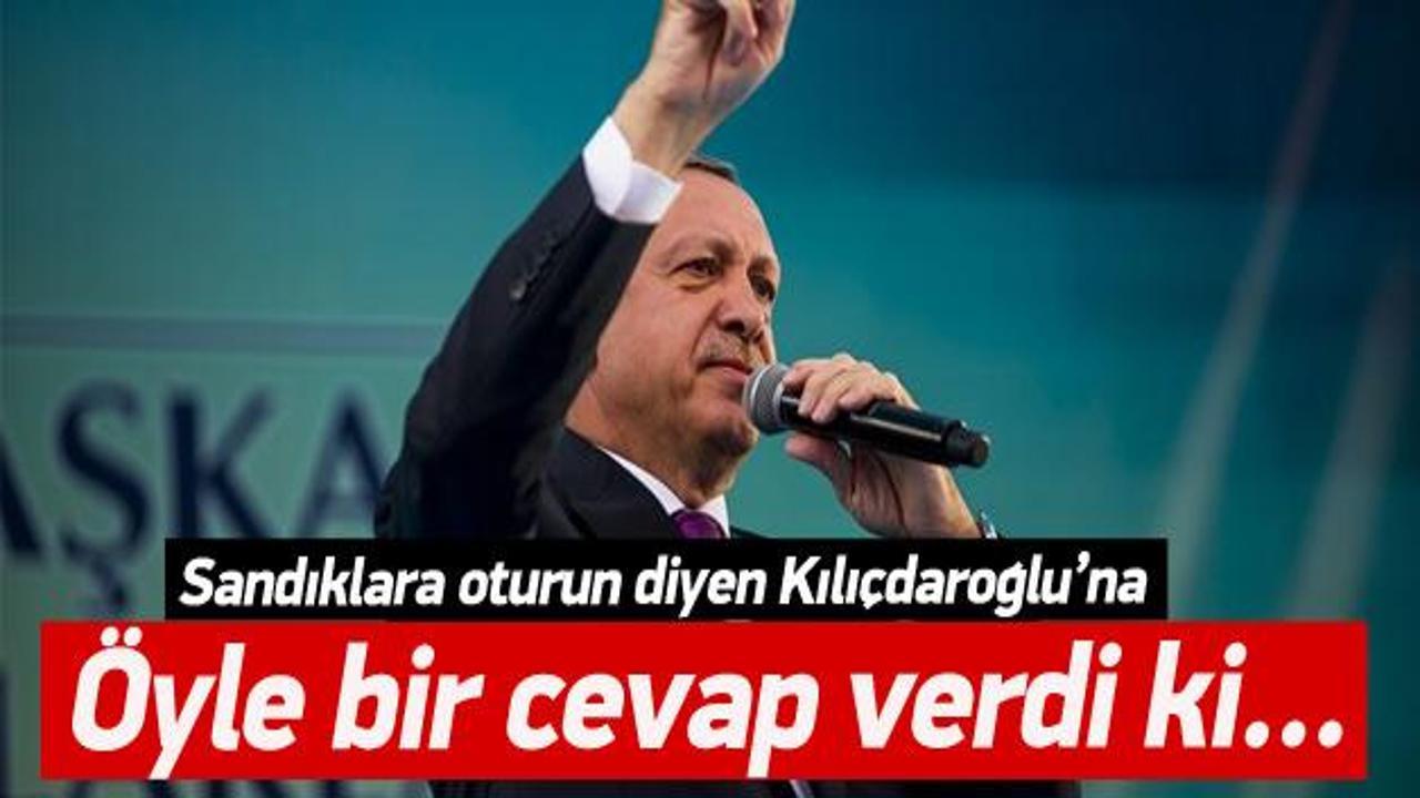 Erdoğan'dan Kılıçdaroğlu'na sandık cevabı