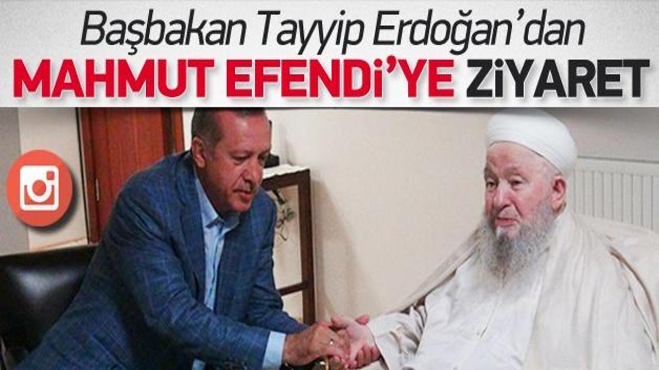 Erdoğan'dan Mahmut Efendi'ye ziyaret