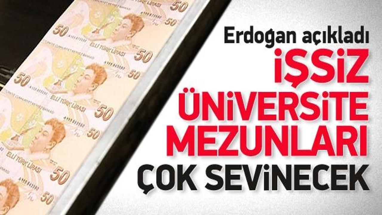 Erdoğan'dan öğrenim kredisi ve harç müjdesi
