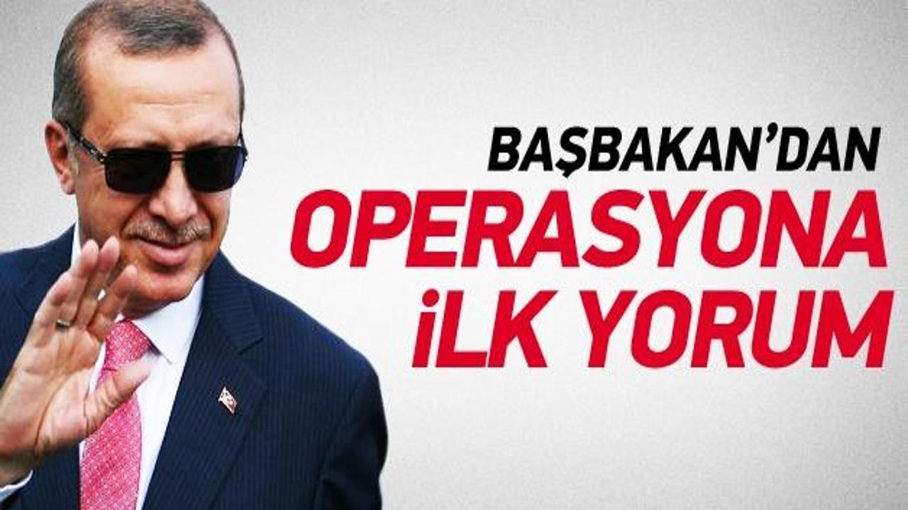 Erdoğan'dan operasyona ilk tepki