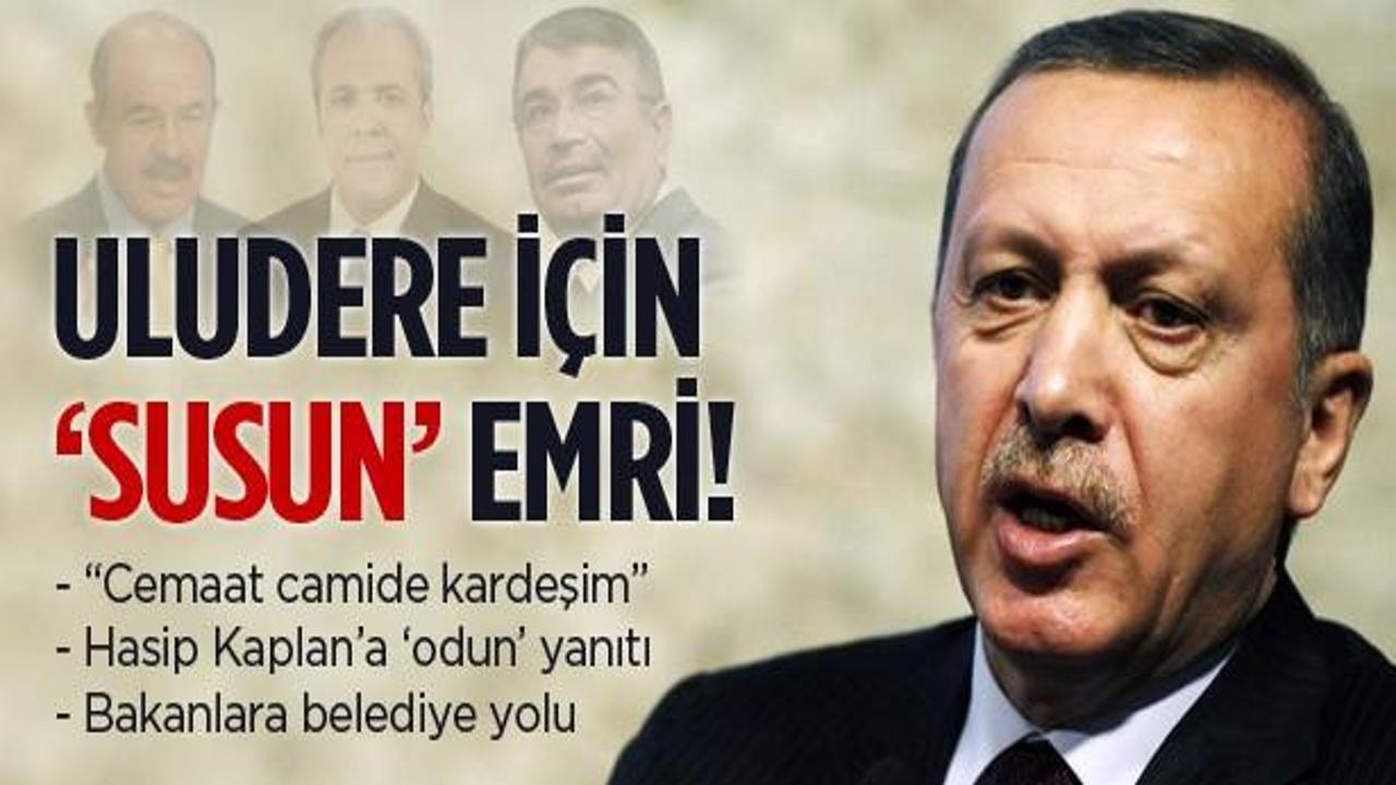 Erdoğan'dan Uludere için 'susun' emri!